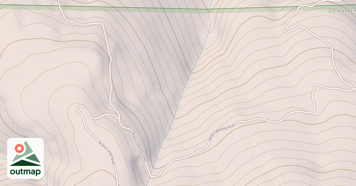 Map of BRAYS OPENING
