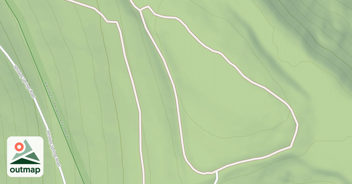 Map of Whiskey Springs Trails