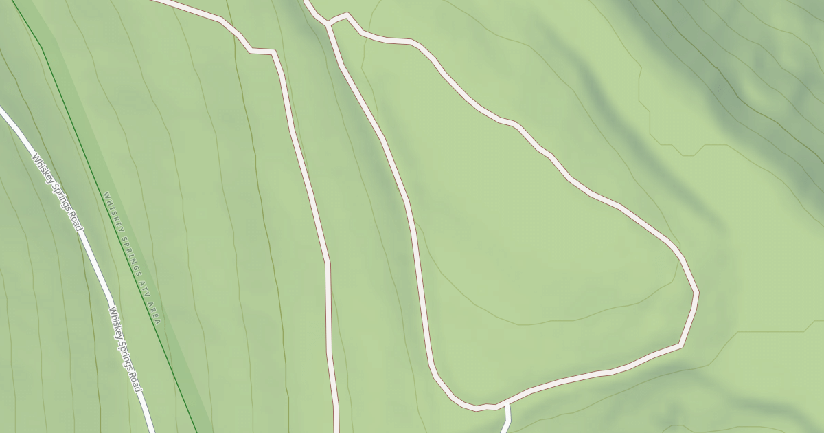 Map preview of Whiskey Springs Trails