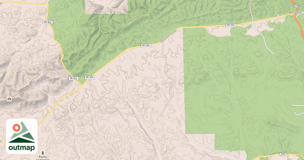 Map of MAULDIN