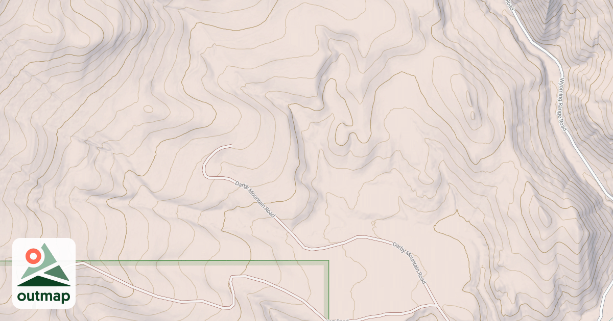 Map of DARBY MTN