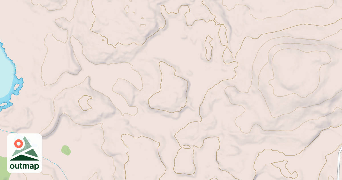 Map of HARRIET LAKE SPUR J