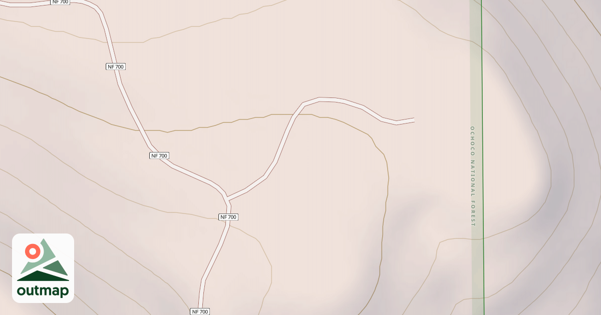 Map of USFS Motor Vehicle Use Map Roads {733BFC0C-65AB-441F-BD26-D80A32966F2E}