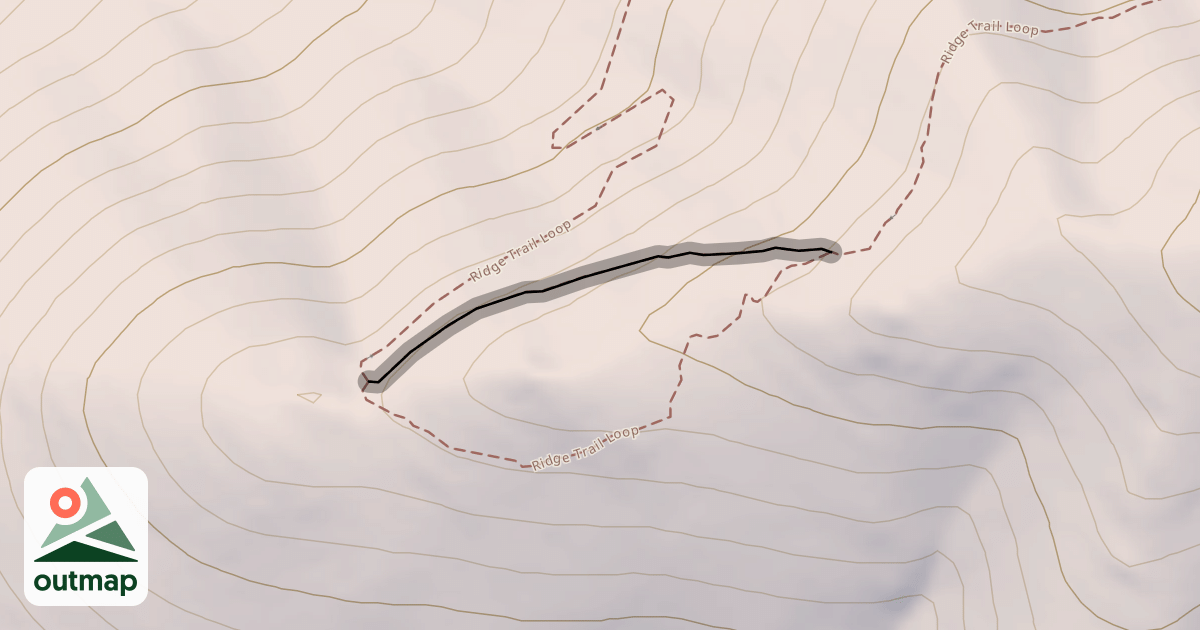 Map of Ridge Trail Loop
