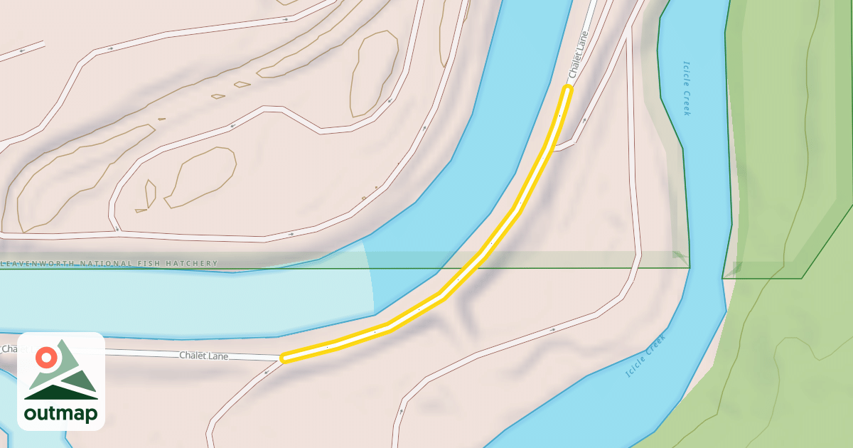 Map of Chalet Lane