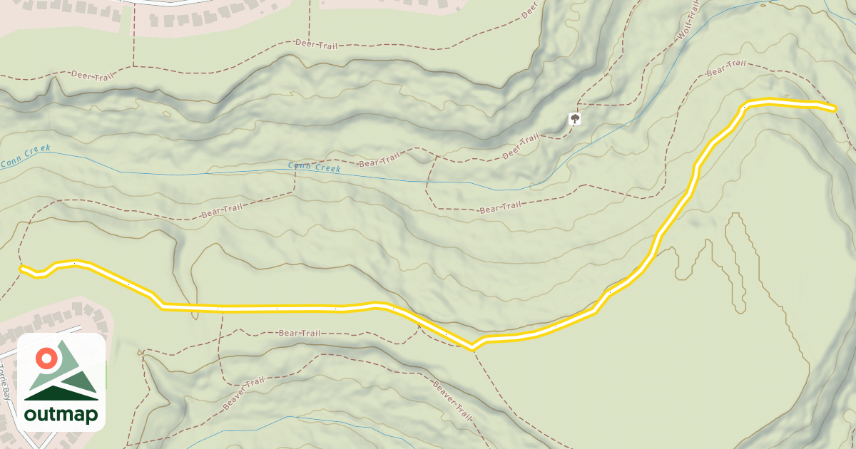 Map of Arctic Winter Games Trail