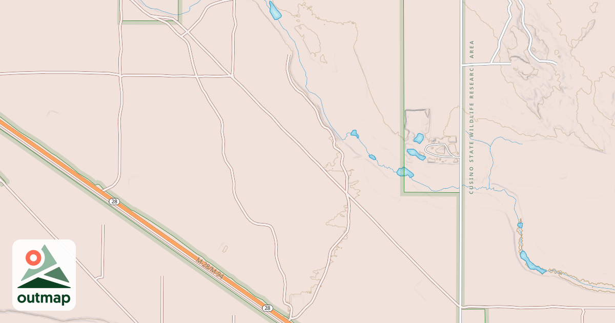 Map of POWER LINE RD.
