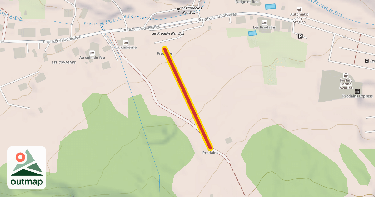 Map of Prodains