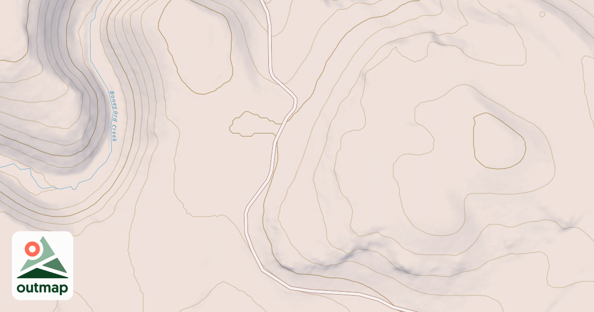 Map of COYOTE TS.
