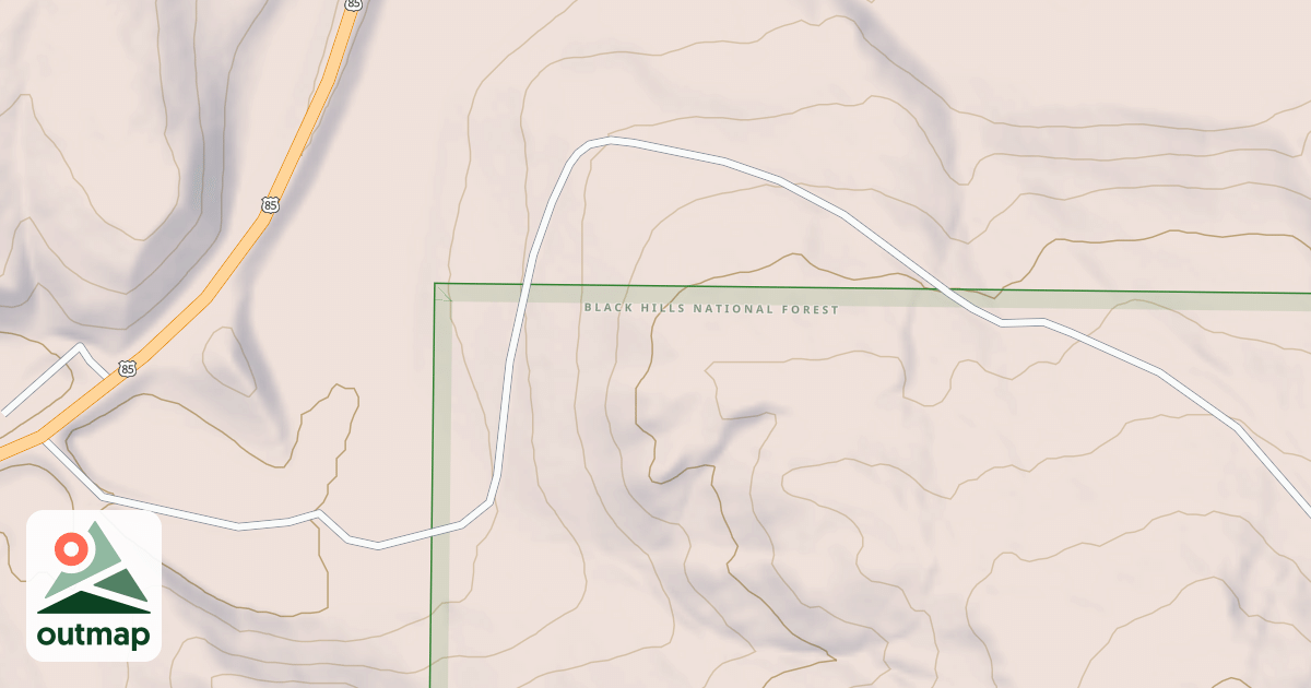Map of COLD CREEK