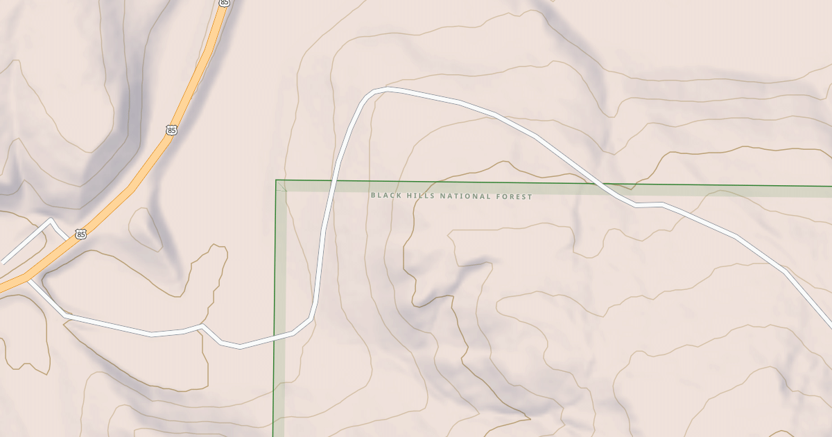 Map preview of COLD CREEK