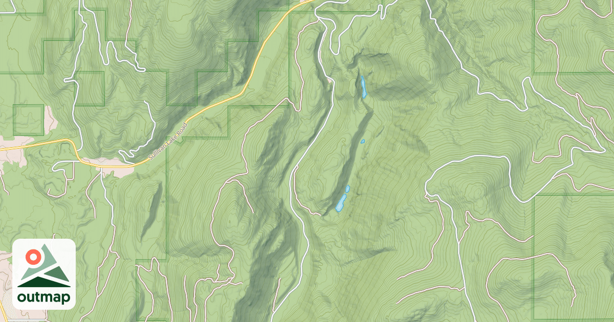 Map of DRY CANYON