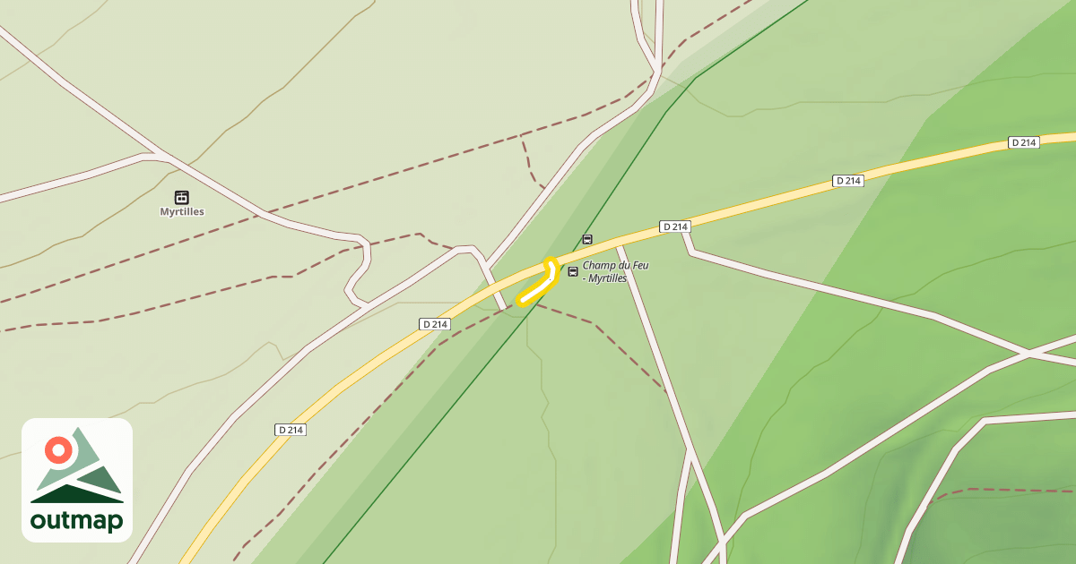 Map of Lisière haute