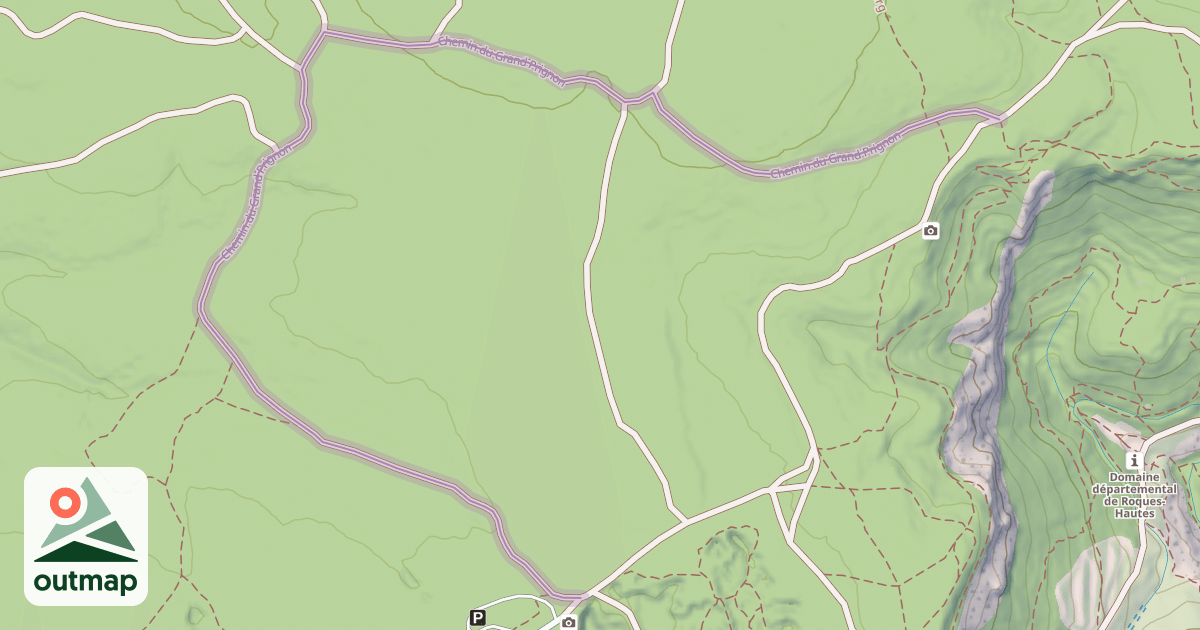 Map of Chemin du Grand Prignon