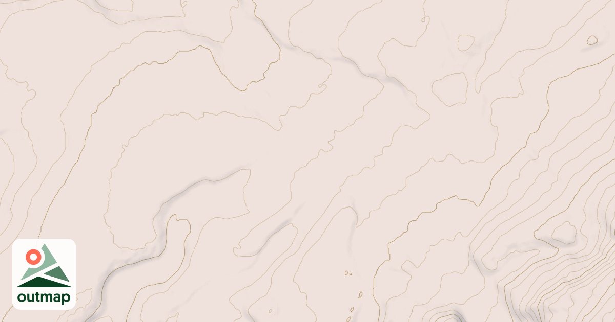 Map of East Fork Chulitna