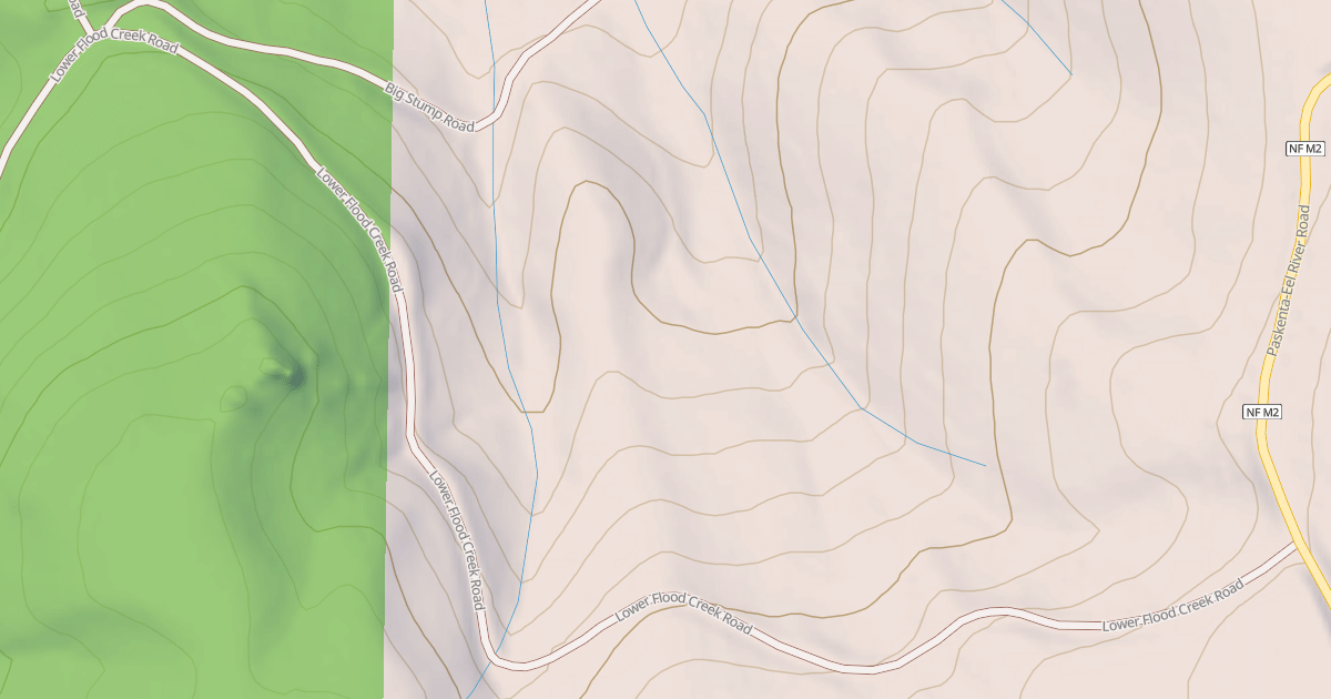 Map preview of LOWER FLOOD CREEK