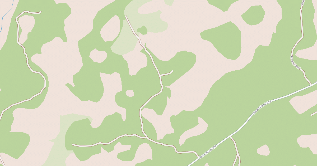 Map preview of USFS National Forest System Roads {C9F0C143-54F1-4A23-BC1F-D11038E7B710}
