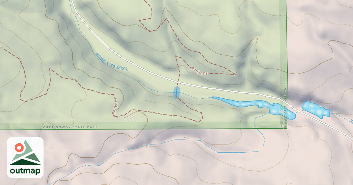 Map of Canyons