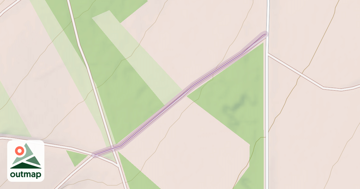 Map of Chemin entre les Deux Voies Romaines