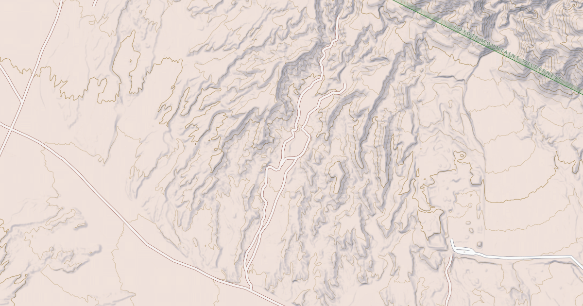 Map preview of BLM National GTLF Public Motorized Roads 61a41bdf-2dd2-4972-9ad9-7f9e4253b564