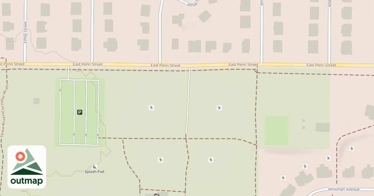 Map of Penn Meadows Park