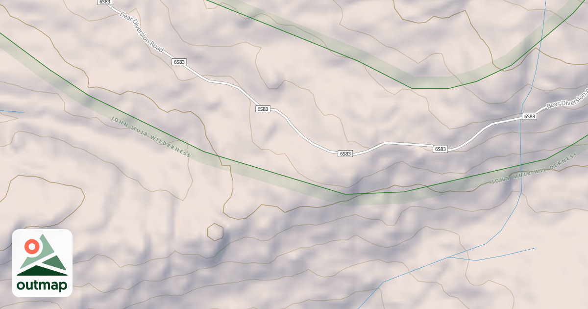 Map of Bear Diversion Ohv Route T1