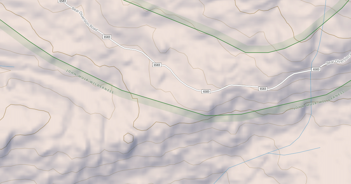 Map preview of Bear Diversion Ohv Route T1