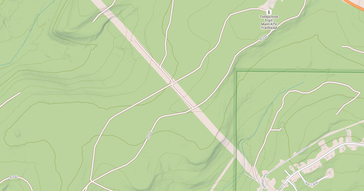 Map preview of Timberline Atv Warmup Loop W