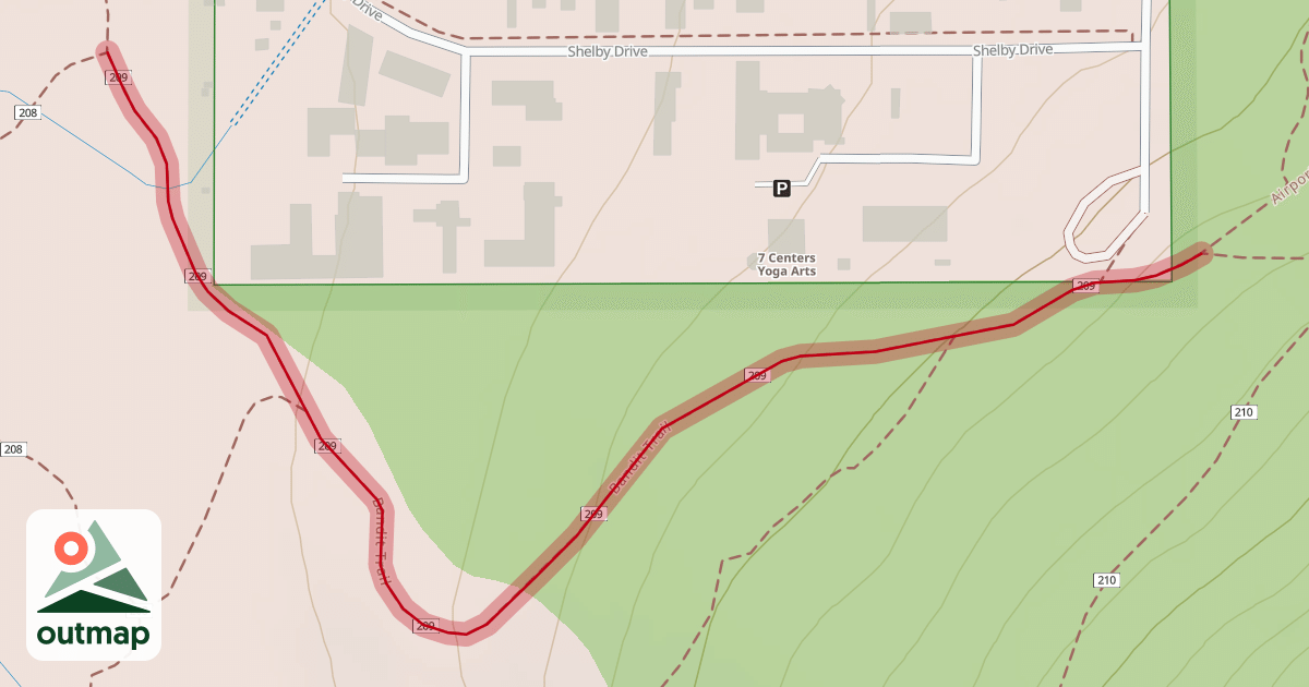 Map of Bandit Trail