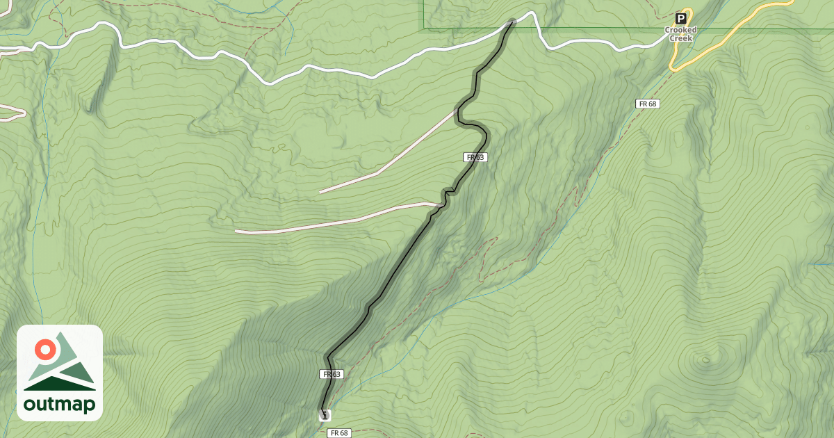 Map of Backscratch Trail