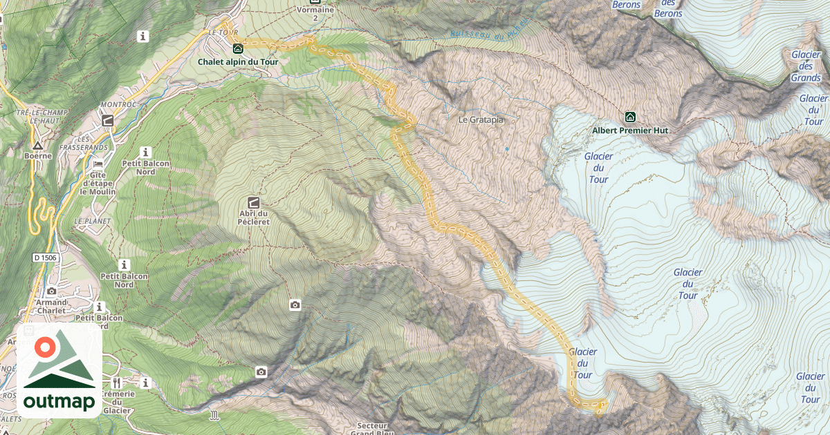 Map of Col du Passon — Le Tour
