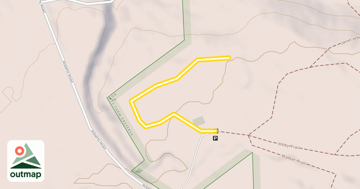 Map of Roberts Farm Trail