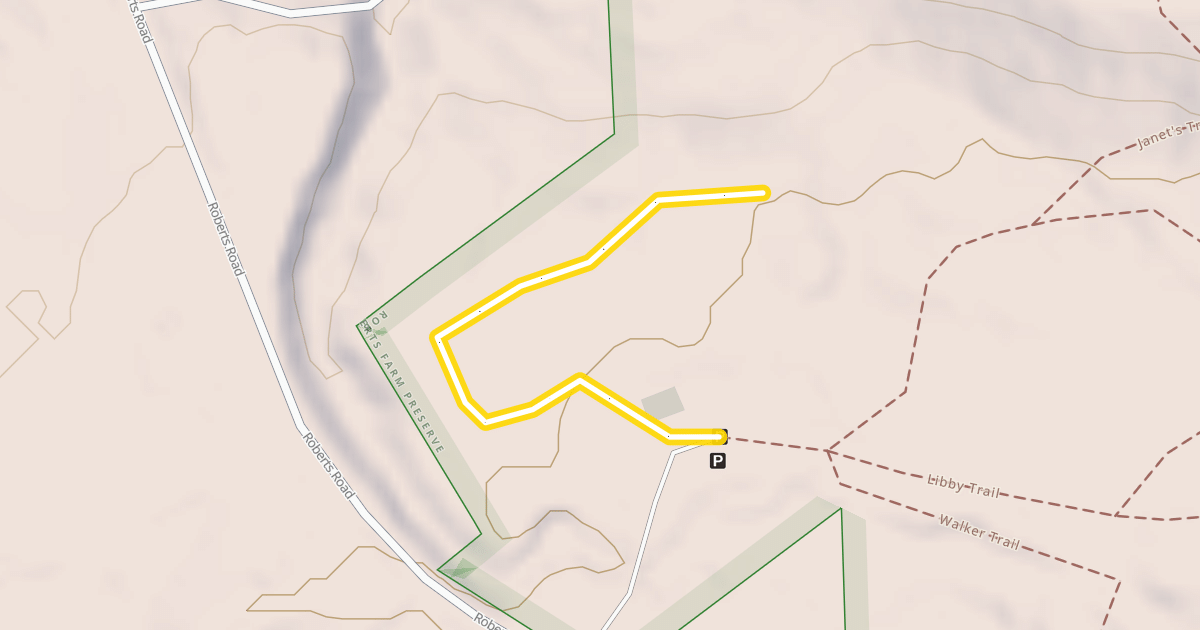 Map preview of Roberts Farm Trail