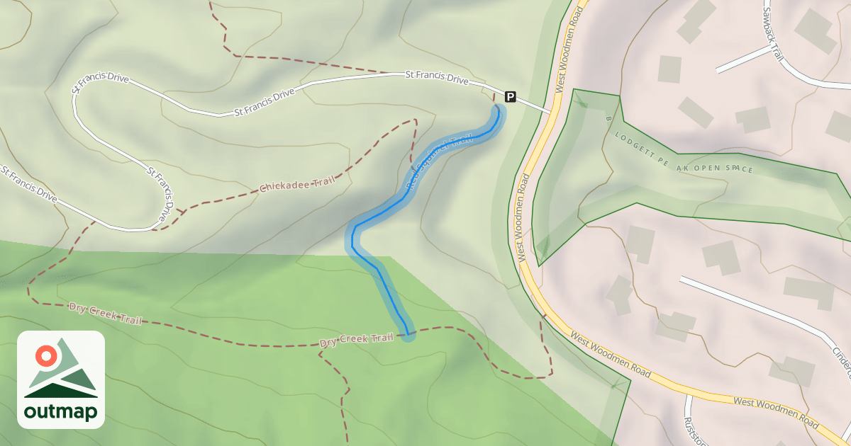 Map of Red Squirrel Trail