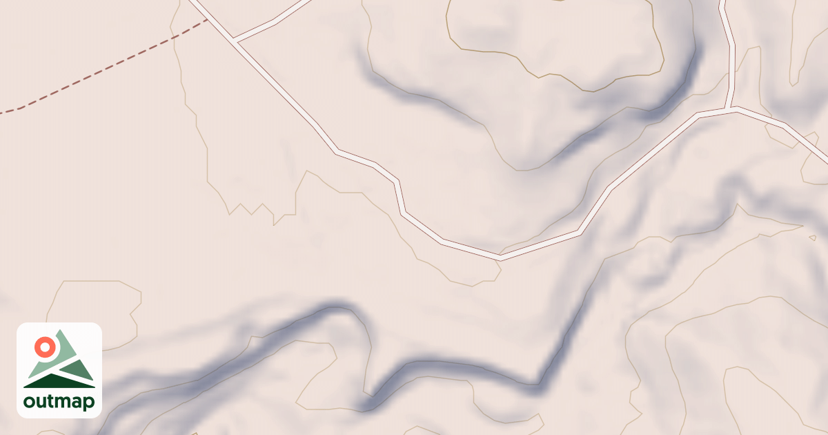 Map of Black Ridge To Kane Creek