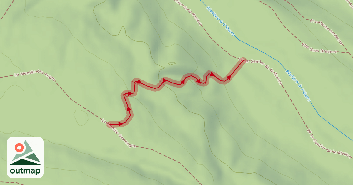 Map of 54 Descente des Anges
