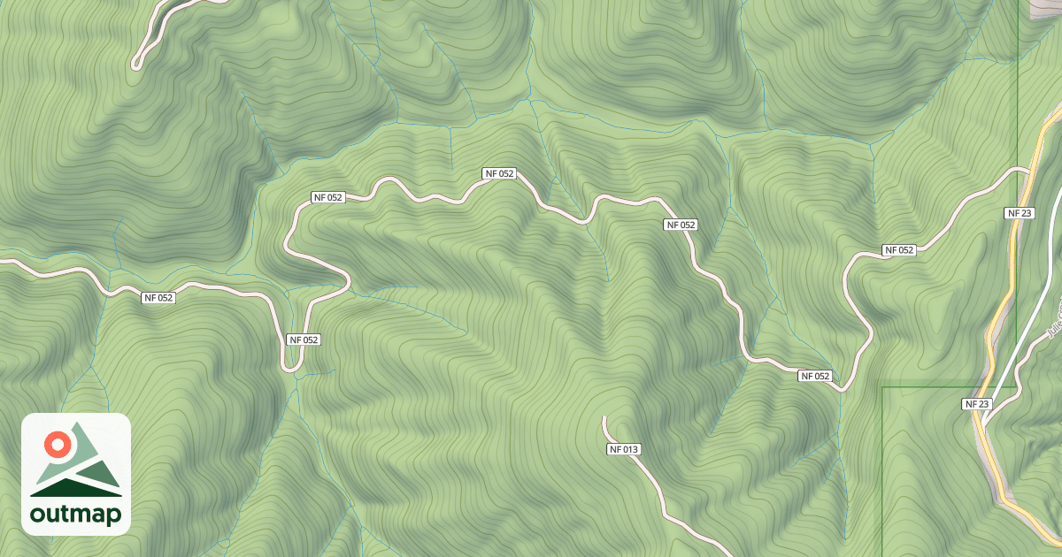 Map of EAST FORK INDIGO