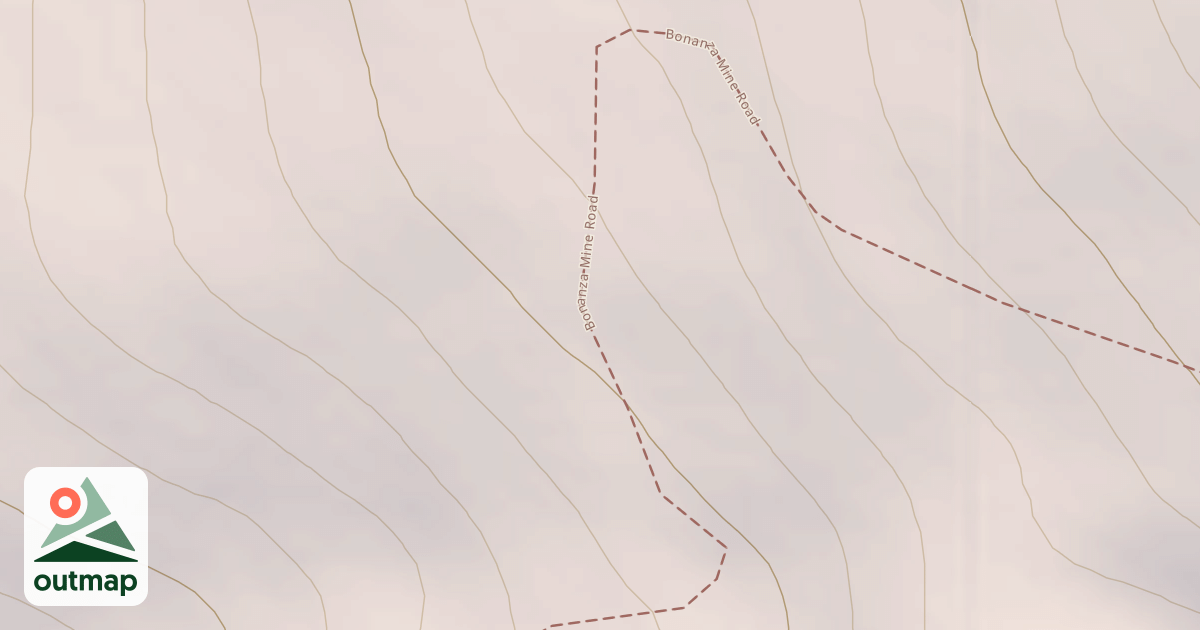 Map of Bonanza Mine Trail