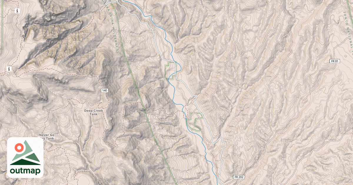 Map of CHERRY CREEK