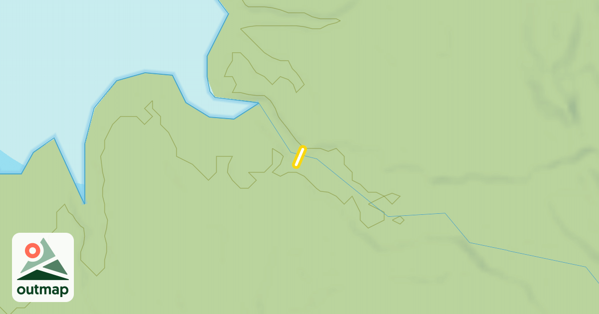 Map of Maine Hut Trail