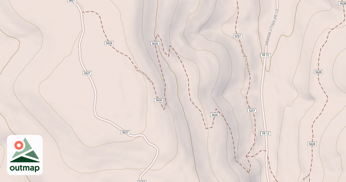Map of RATTLESNAKE