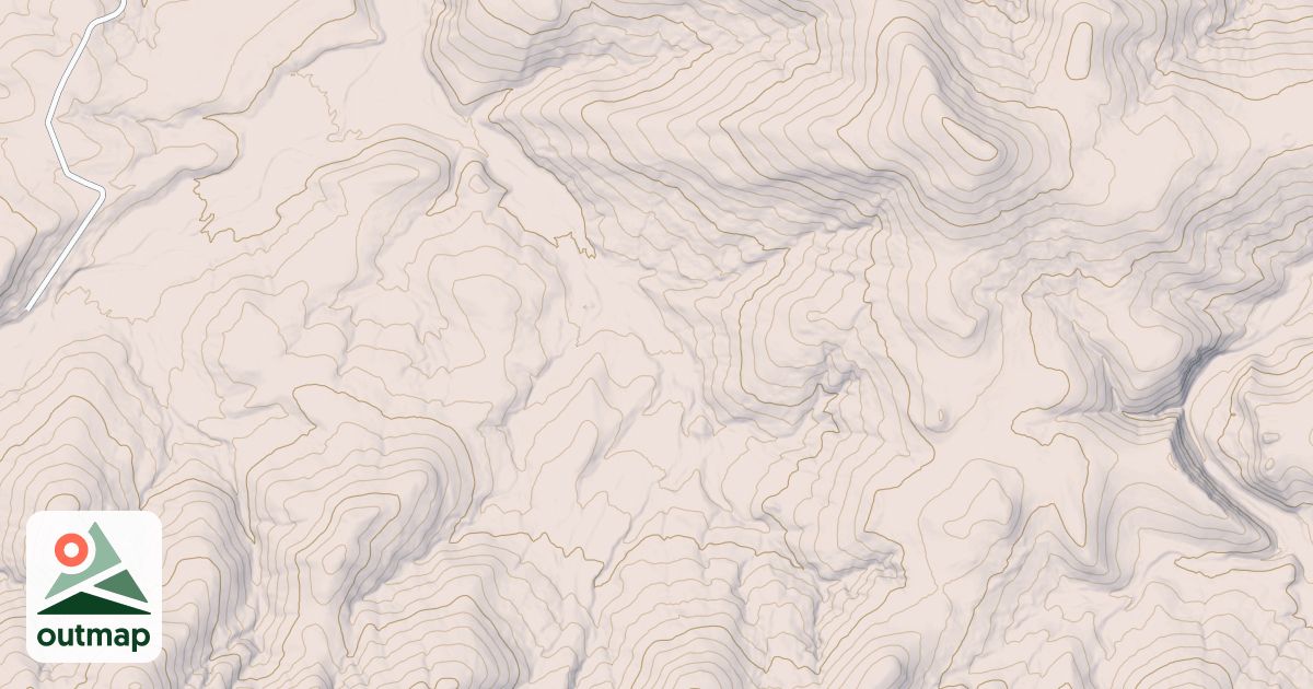 Map of FOURCHE MTN - TURNER CR EAST
