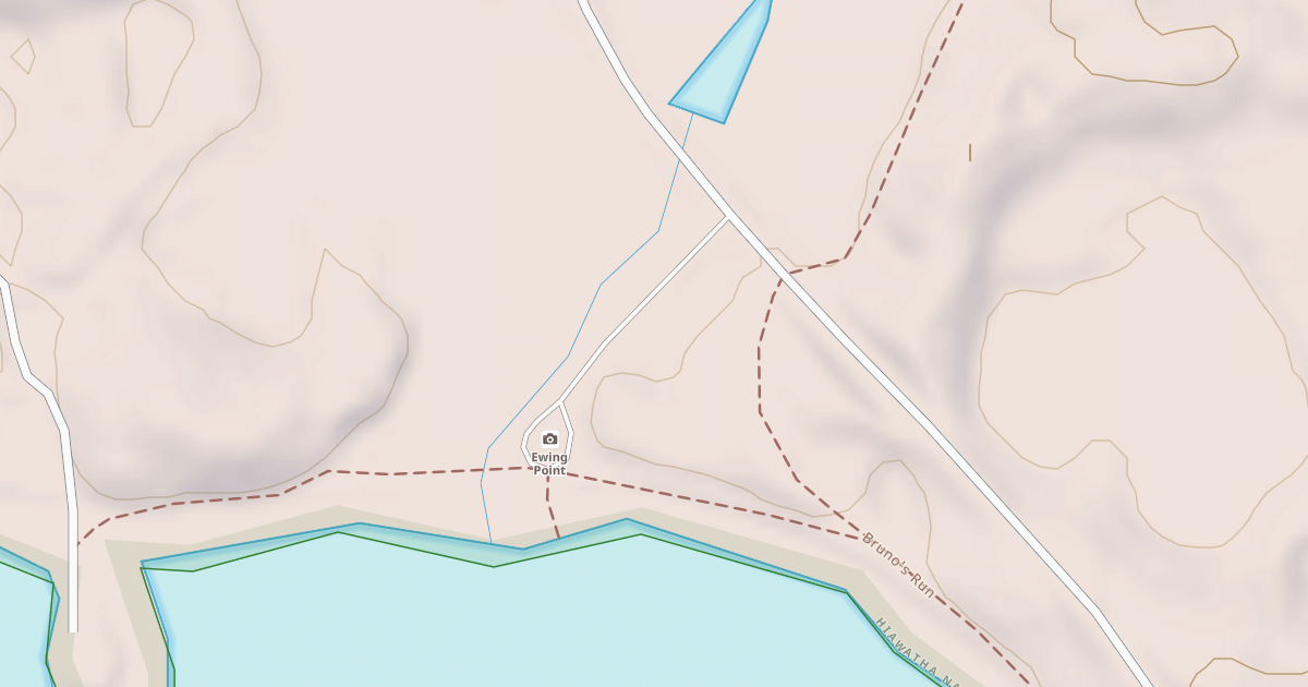 Map preview of MCKEEVER LAKE BOAT LAUNCH