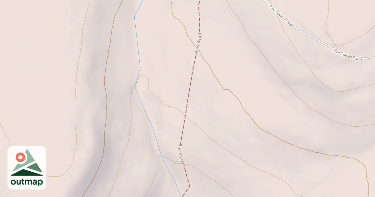 Map of Cook Forest State Park Trails