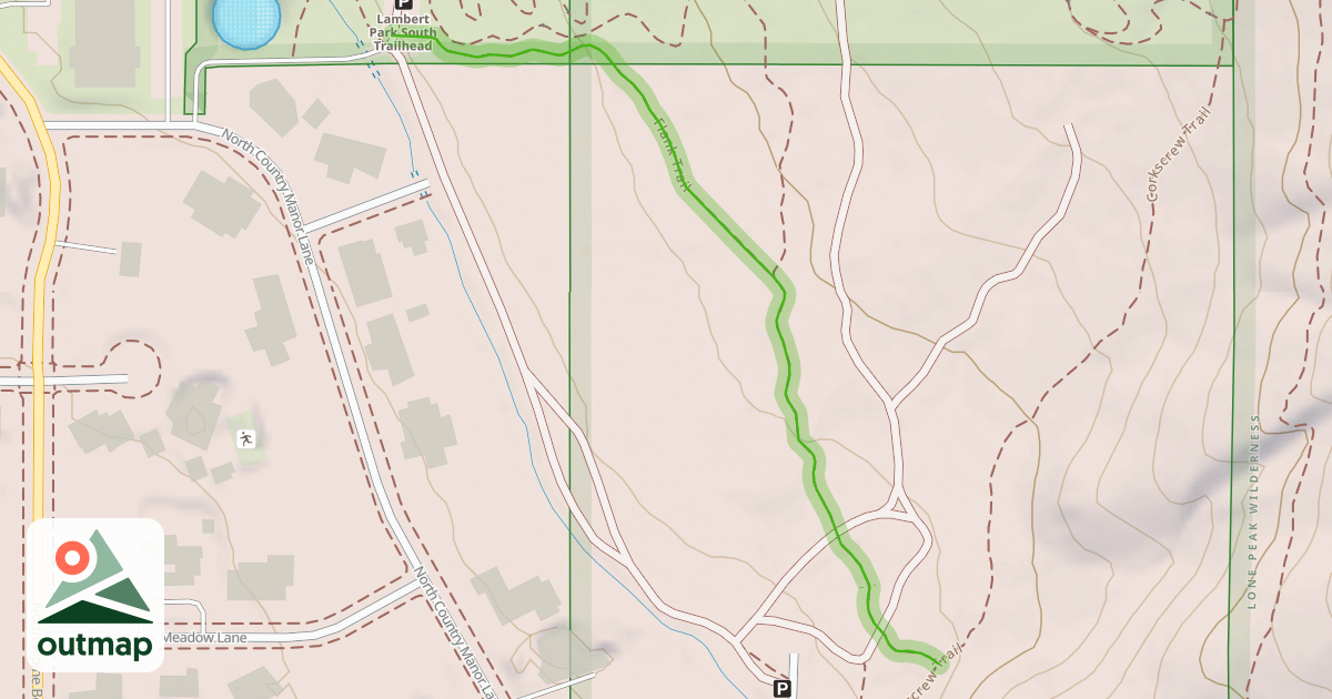 Map of Flank Trail