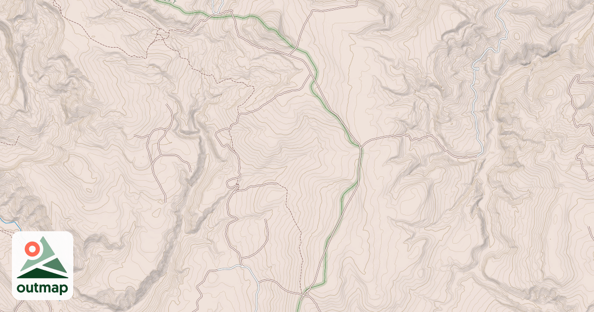 Map of FISH LAKE MOUNTAIN 4WD