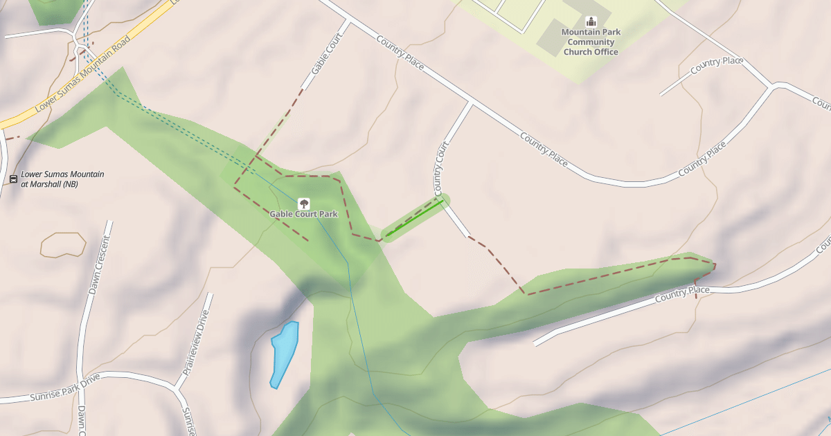 Map preview of Country Place Trail