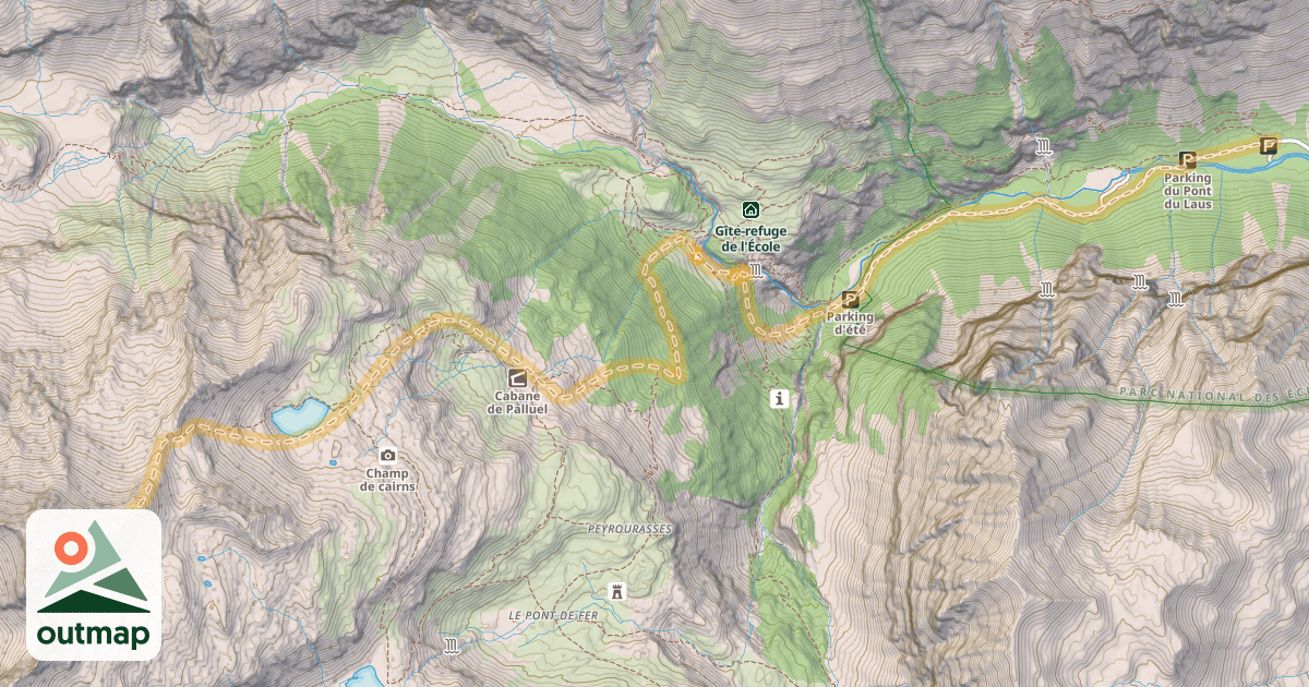 Map of Grand Pinier — Les Mensals