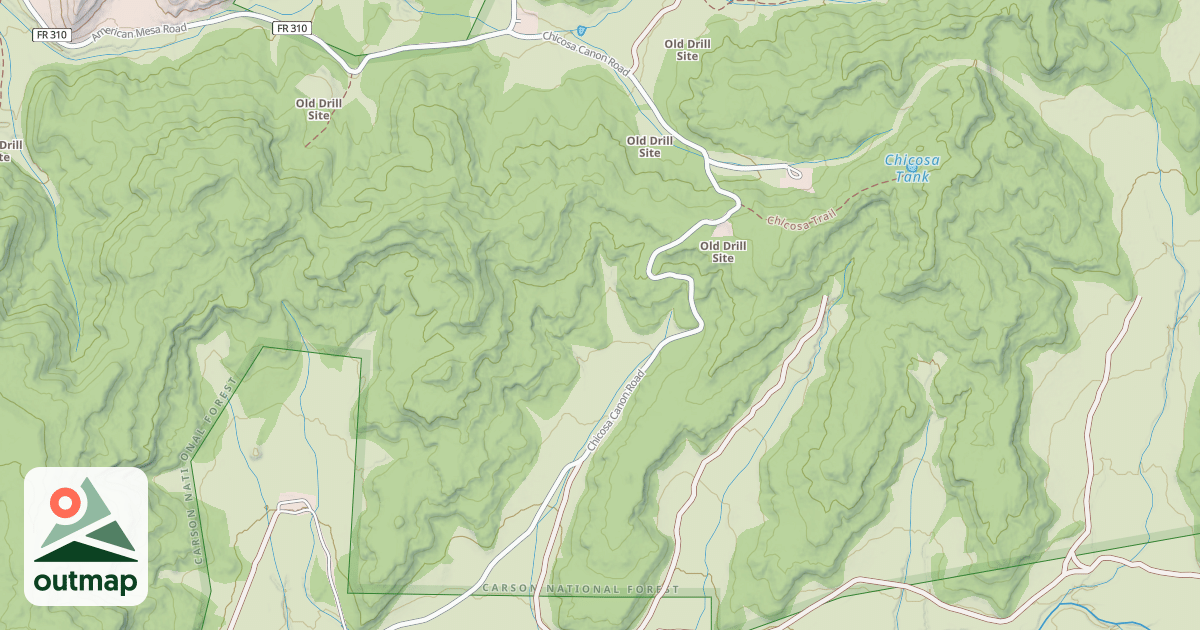 Map of CHICOSA CANON