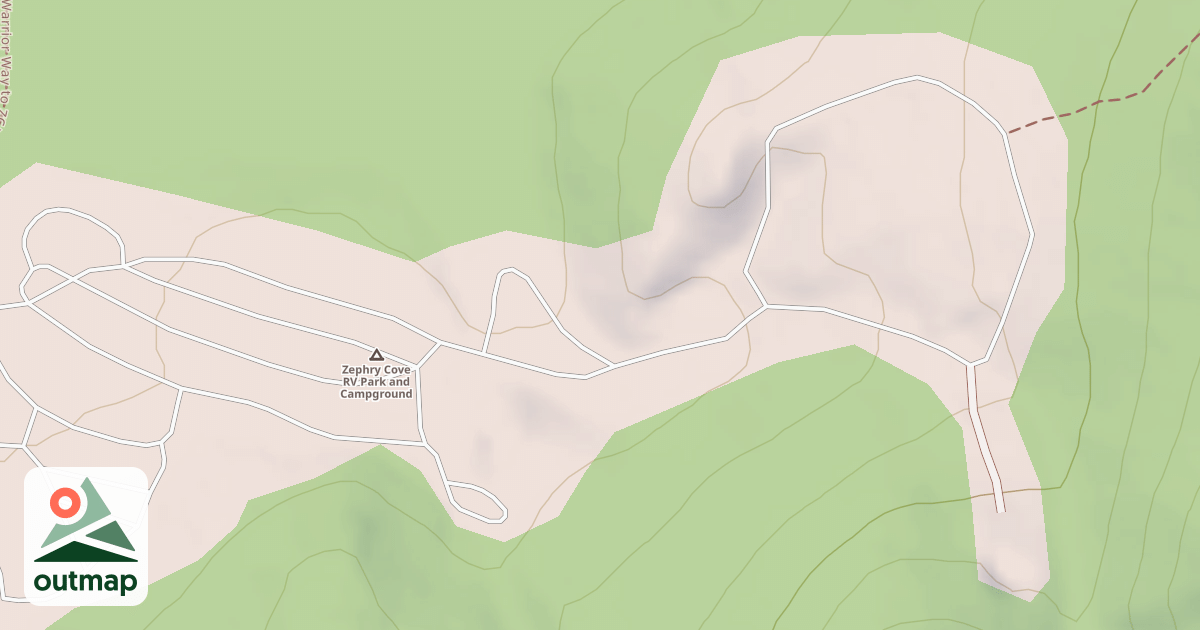Map of CAMPGROUND SPUR K
